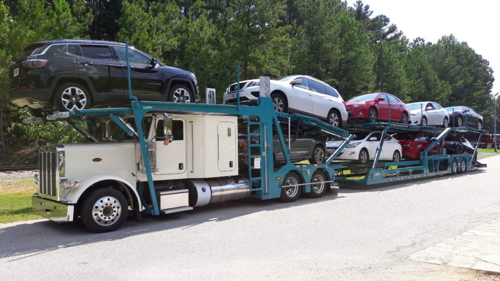 ship a car to oregon on a 9 car hauler