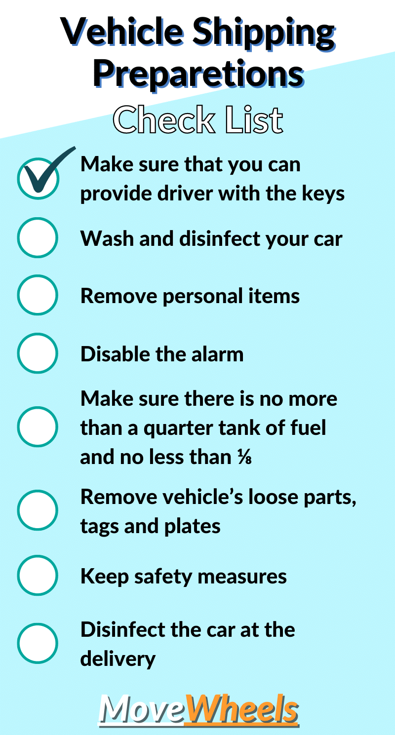 Oregon Vehicle Shipping Preparetions