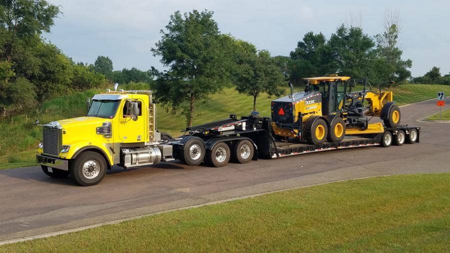 shipping heavy equipment on a low boy NY