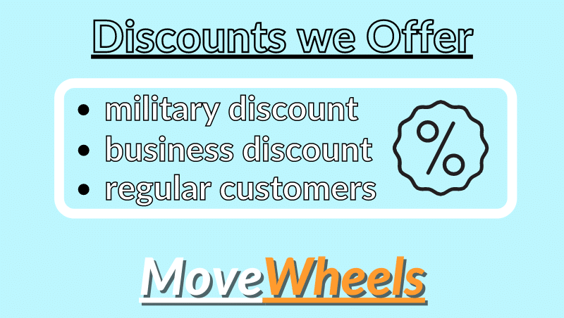 Car shipping discounts we offer