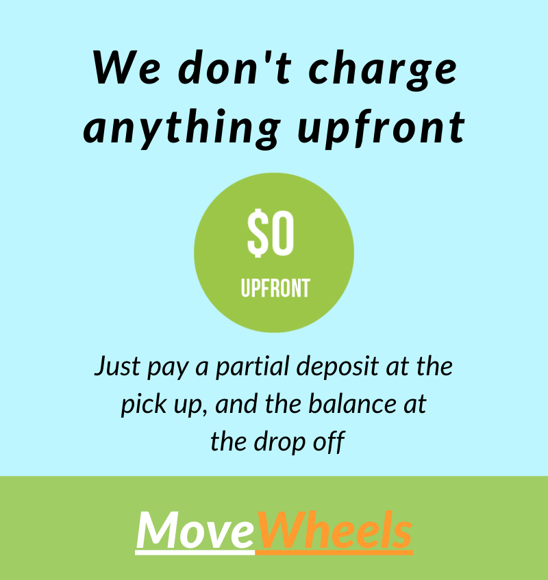 No payment upfront car shipping