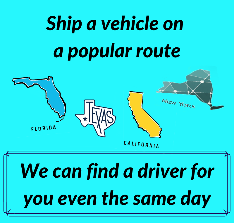 shipping vehicles on a popular routes