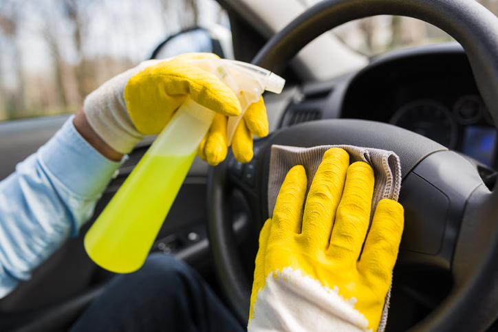 disinfect your car