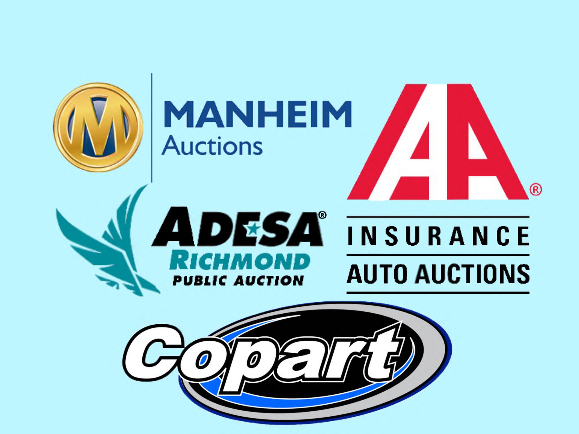 car auctions copart, manheim, IAAI, adesa