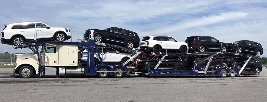 open car haulers that ship cars cross country