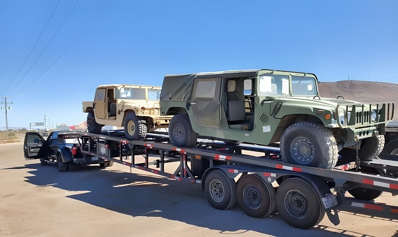 What Can Be Shipped by using Military Vehicle Shipping