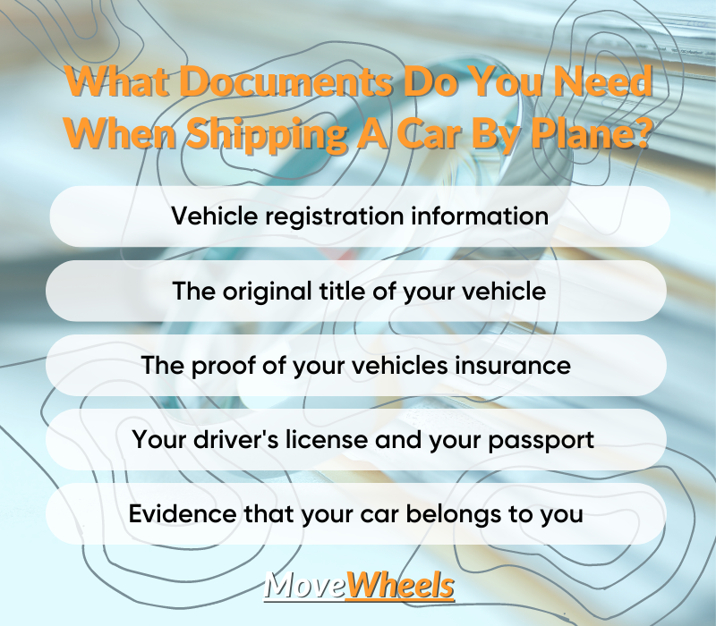 What Papers Do You Need When Shipping A Car By Plane