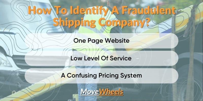 How to spot a fraudulent transport company