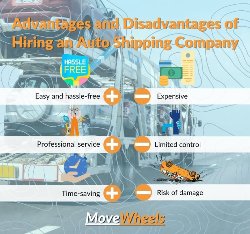 Advantages and Disadvantages of Hiring an Auto Shipping Company