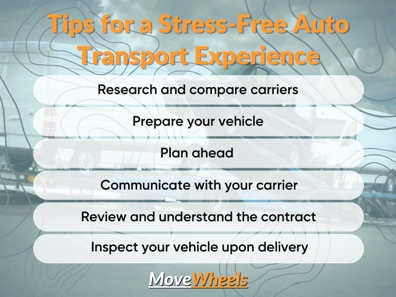 Insider tips for a seamless auto transport experience
