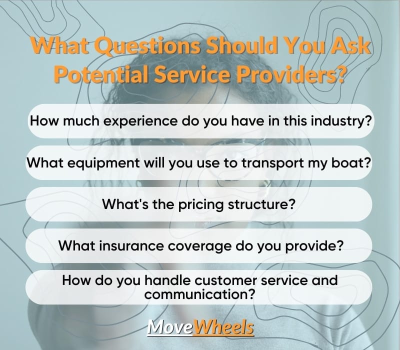 Questions to ask your boat transportation service