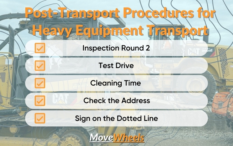 steps to wrap things up neatly  heavy equipment HAULING