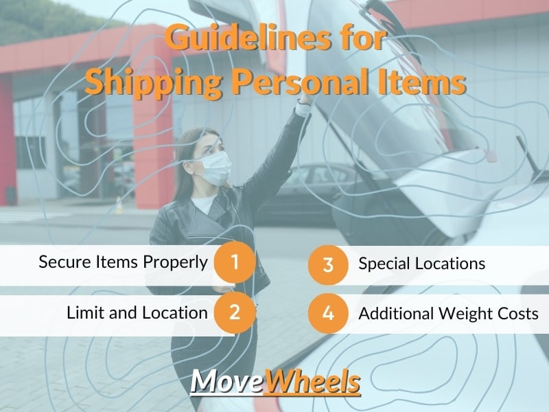 Shipping Personal Items Inside Your Vehicle