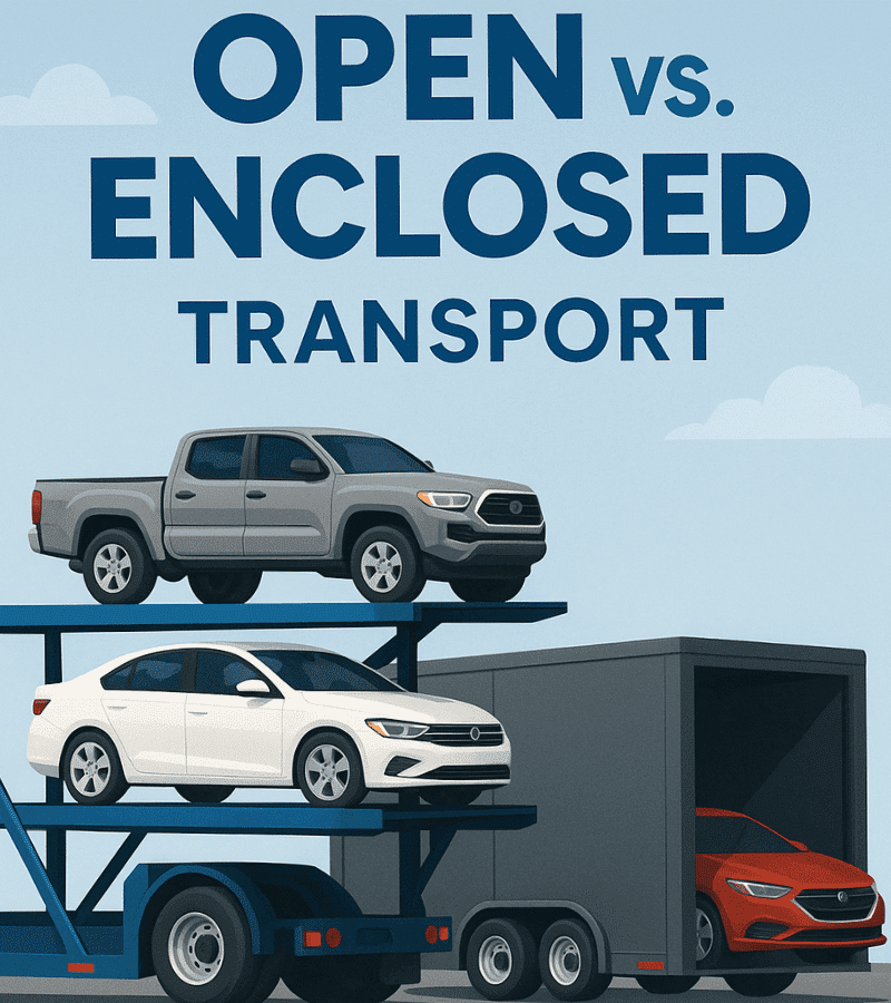 Costco car transport - Open vs Enclosed